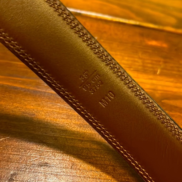 Coach Dark Brown Leather Belt (Men’s 38) - Picture 6 of 7